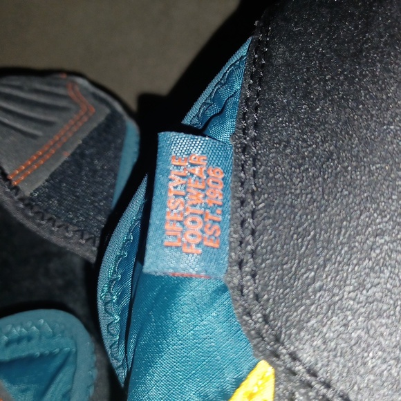 Men's Yellow and Blue  Moccsin Slippers Size 10 - Picture 5 of 8